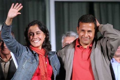 Ollanta y Nadine Humala, Presidente del Perú y Primera Dama