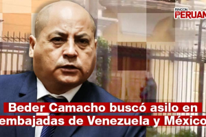 Beder Camacho buscó asilo en embajadas de Venezuela y México para prófugos